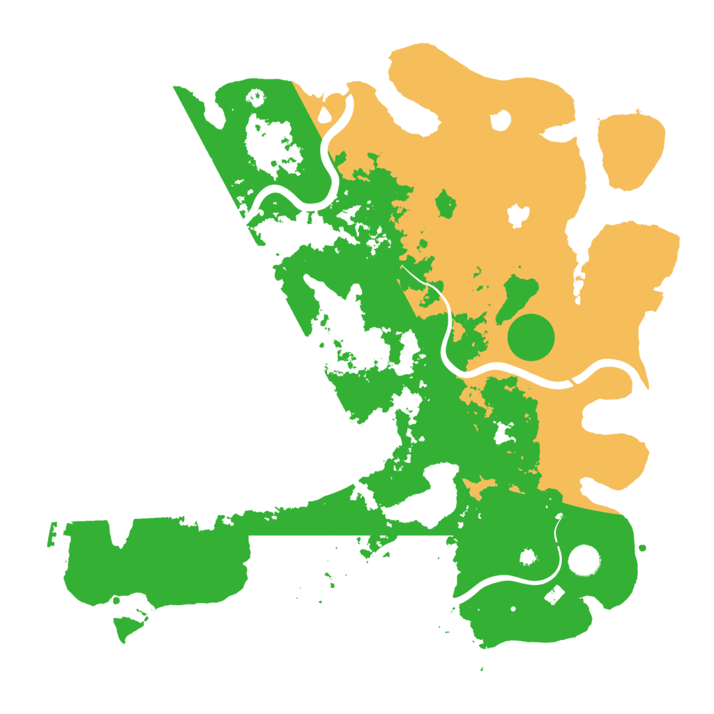 Biome Rust Map: Procedural Map, Size: 4000, Seed: 998159