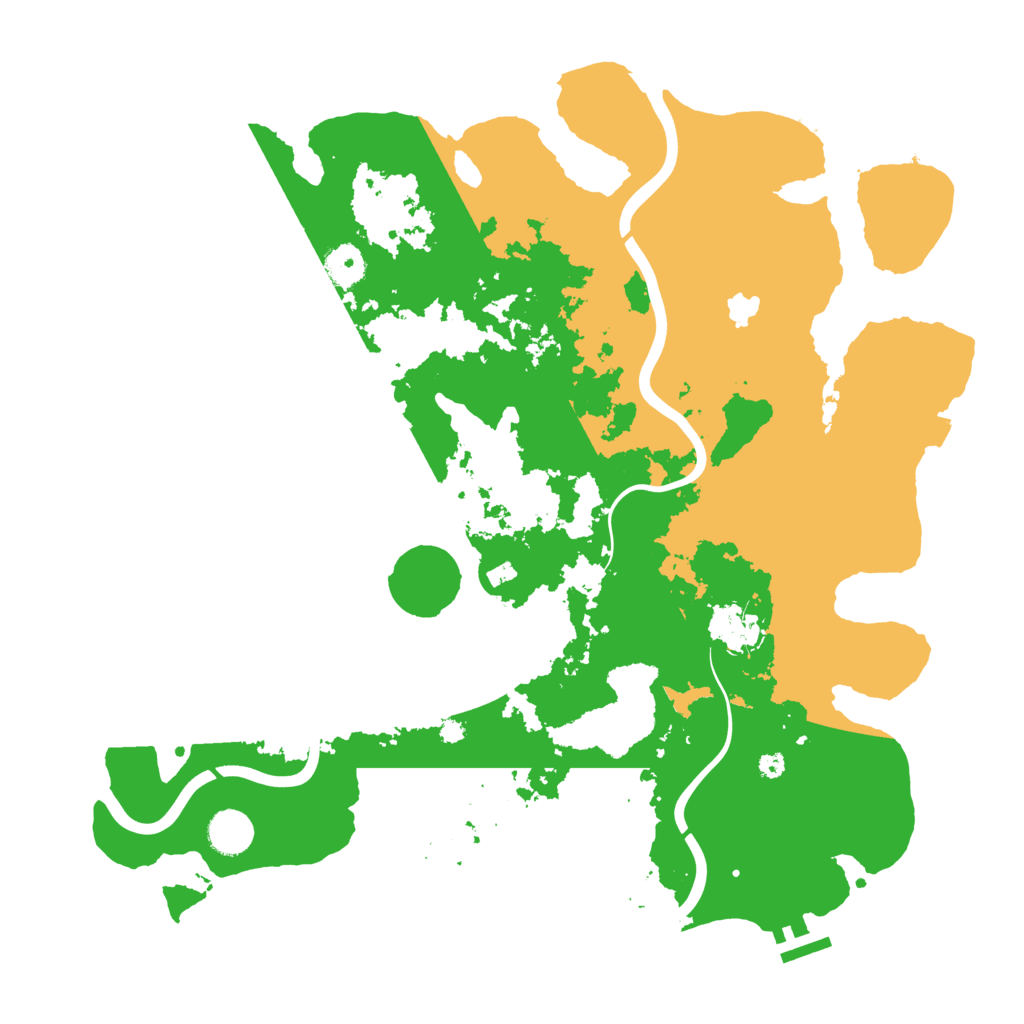 Biome Rust Map: Procedural Map, Size: 4000, Seed: 998159