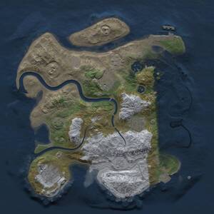 Thumbnail Rust Map: Procedural Map, Size: 2900, Seed: 518979020, 10 Monuments
