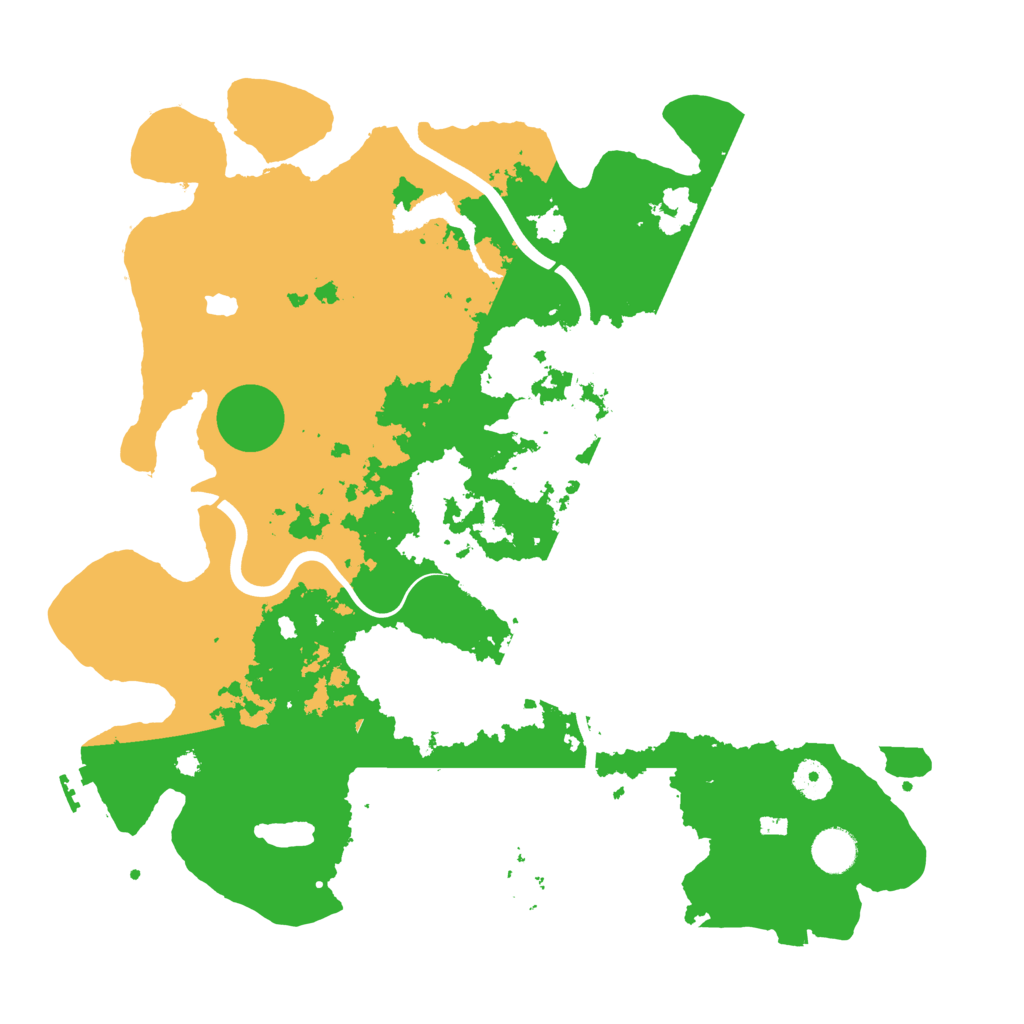 Biome Rust Map: Procedural Map, Size: 4000, Seed: 64781241