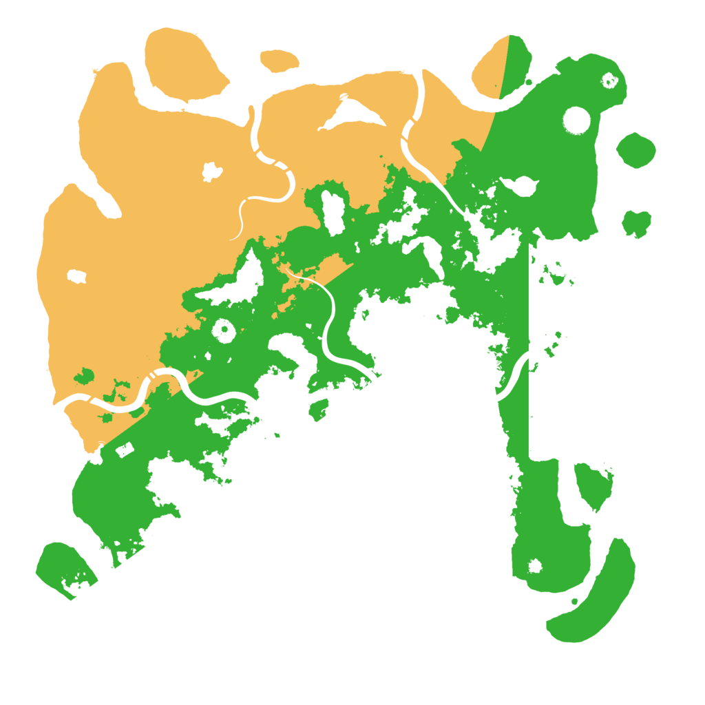 Biome Rust Map: Procedural Map, Size: 4500, Seed: 102647095