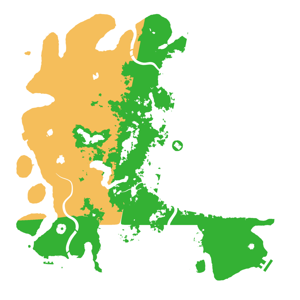 Biome Rust Map: Procedural Map, Size: 4500, Seed: 300611898