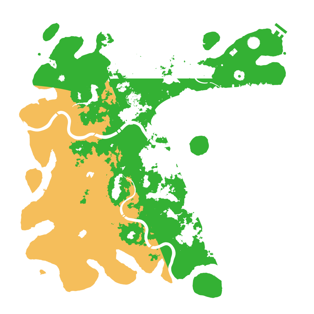 Biome Rust Map: Procedural Map, Size: 4500, Seed: 555873282
