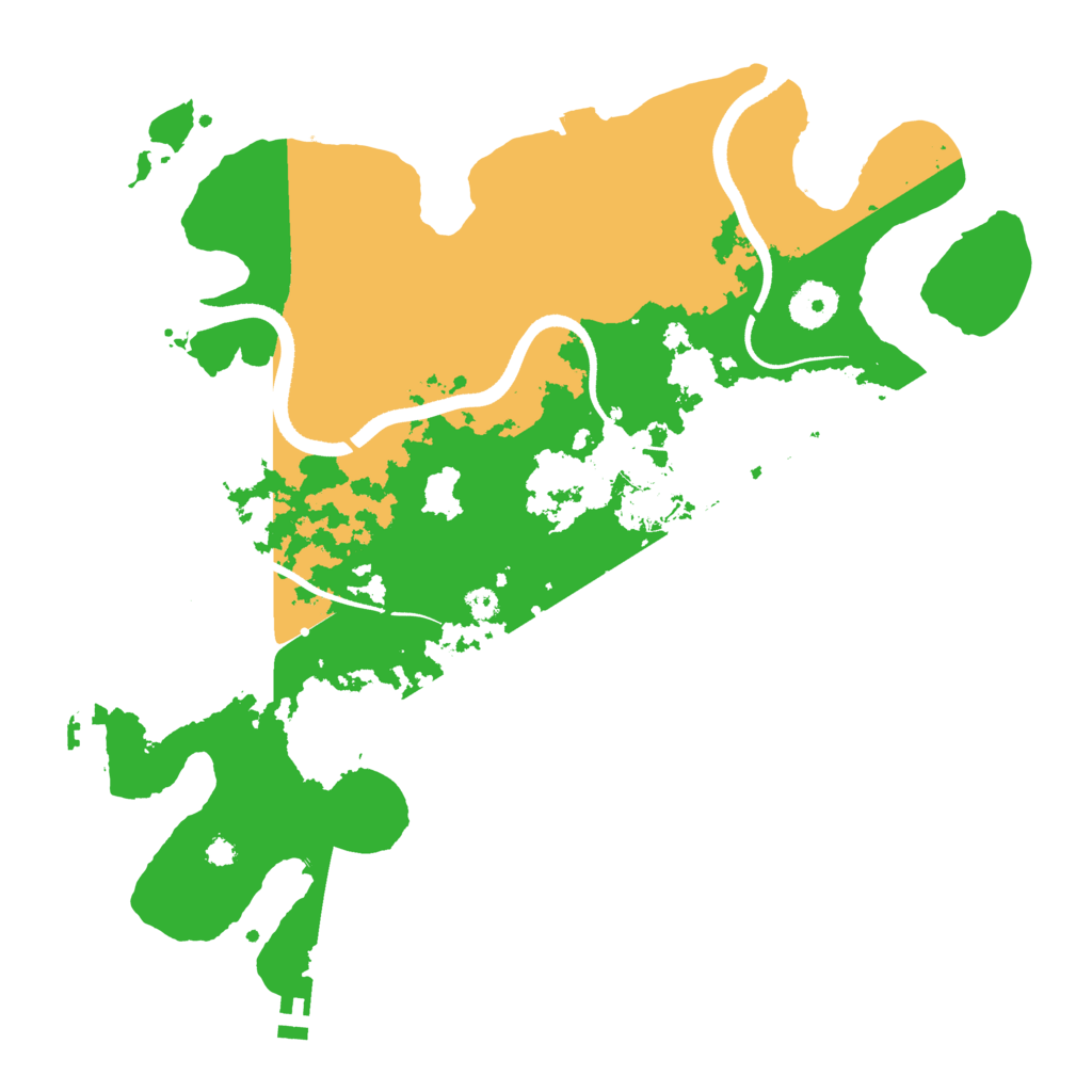 Biome Rust Map: Procedural Map, Size: 3500, Seed: 209379182