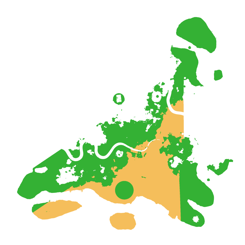 Biome Rust Map: Procedural Map, Size: 3500, Seed: 398335018