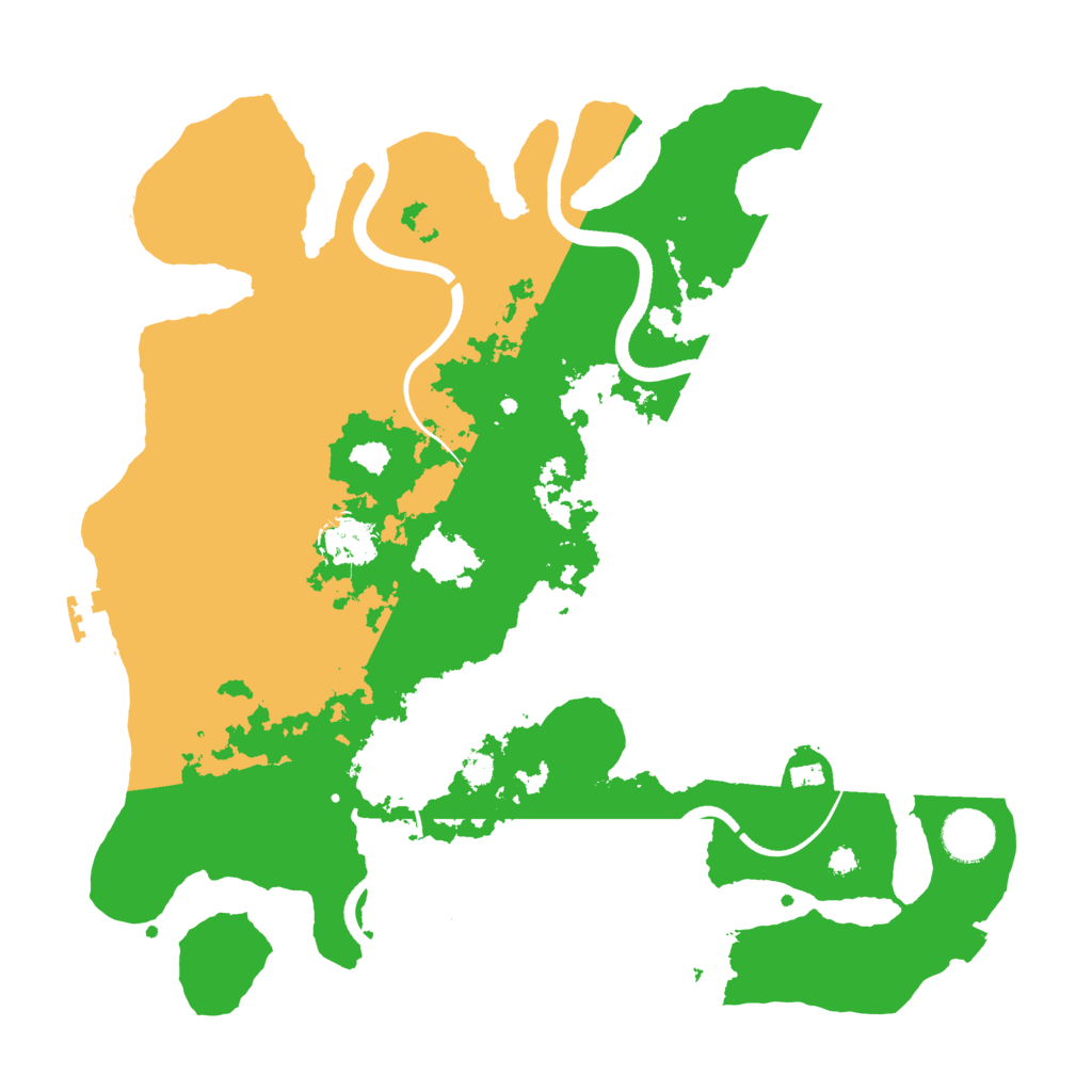 Biome Rust Map: Procedural Map, Size: 3600, Seed: 169046804