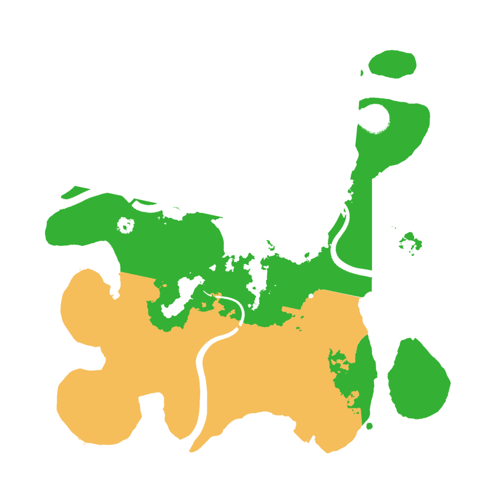 Biome Rust Map: Procedural Map, Size: 3000, Seed: 26358743