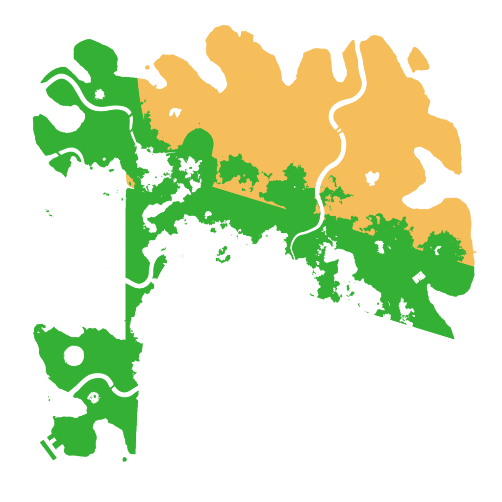Biome Rust Map: Procedural Map, Size: 4500, Seed: 1622540324