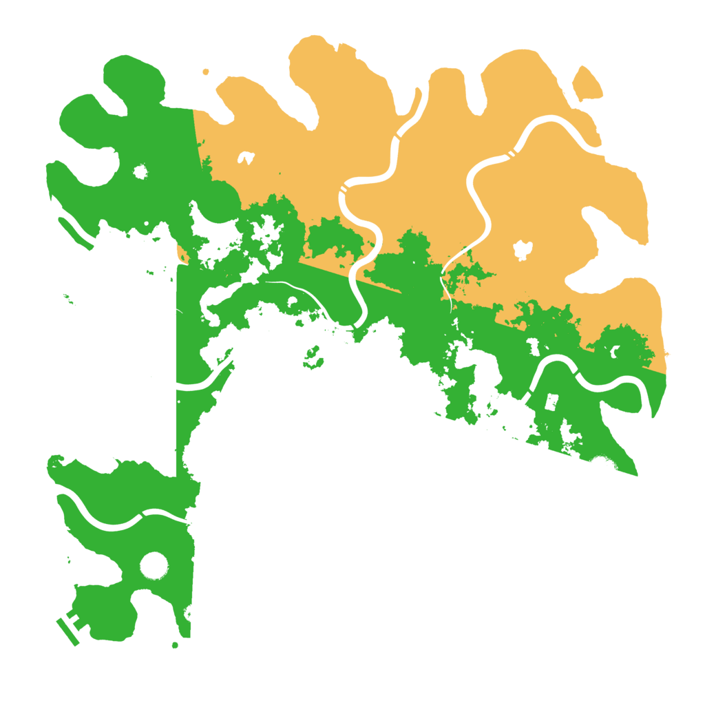 Biome Rust Map: Procedural Map, Size: 4500, Seed: 1622540324
