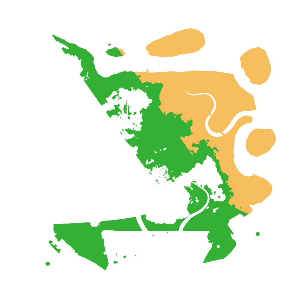 Biome Rust Map: Procedural Map, Size: 3000, Seed: 1618033988
