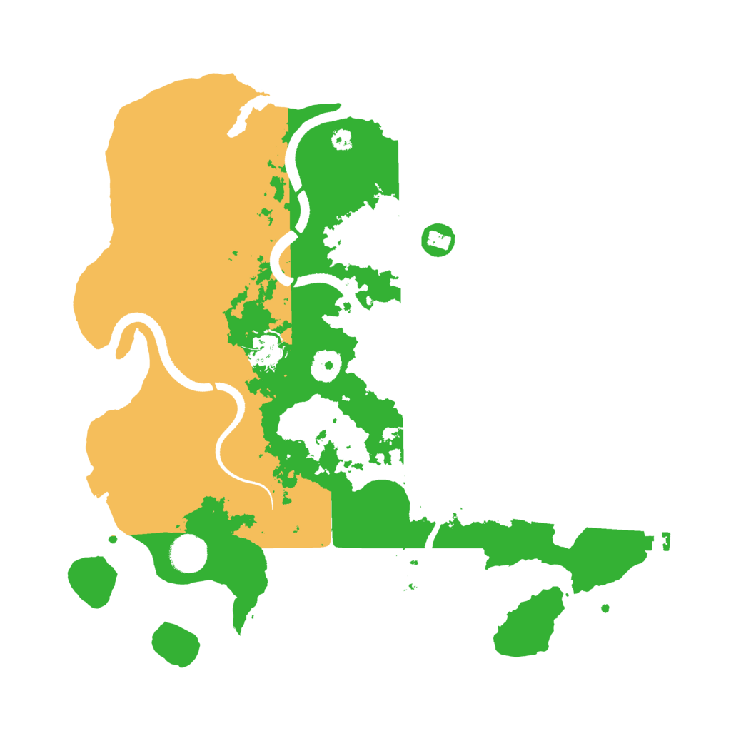 Biome Rust Map: Procedural Map, Size: 3500, Seed: 565138051