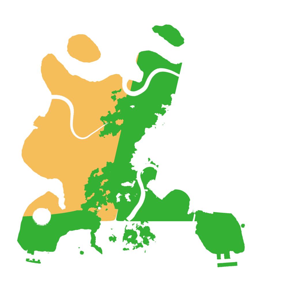 Biome Rust Map: Procedural Map, Size: 3000, Seed: 6890