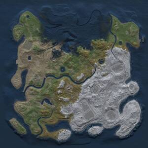 Thumbnail Rust Map: Procedural Map, Size: 4250, Seed: 892989873, 17 Monuments