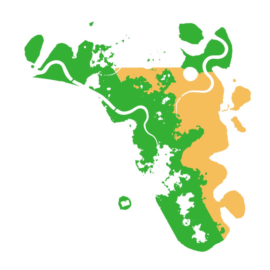 Biome Rust Map: Procedural Map, Size: 3500, Seed: 917754322