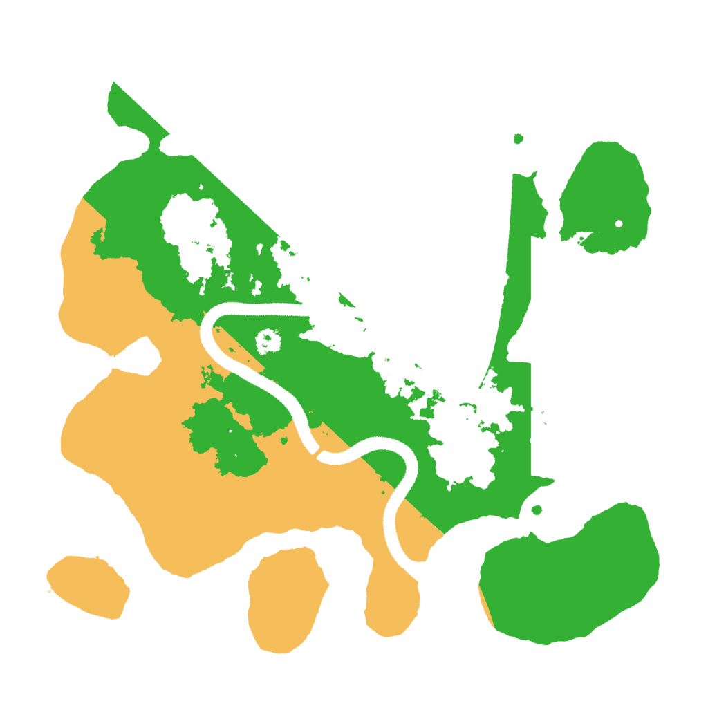 Biome Rust Map: Procedural Map, Size: 2800, Seed: 25099