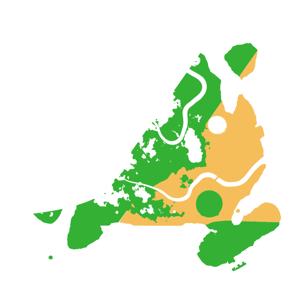 Biome Rust Map: Procedural Map, Size: 3000, Seed: 898348801