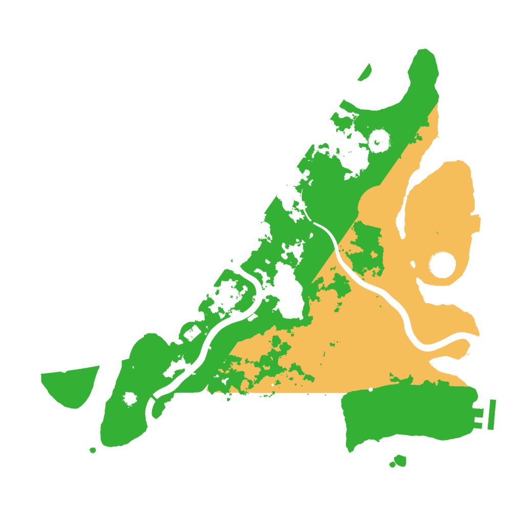 Biome Rust Map: Procedural Map, Size: 3500, Seed: 898348801