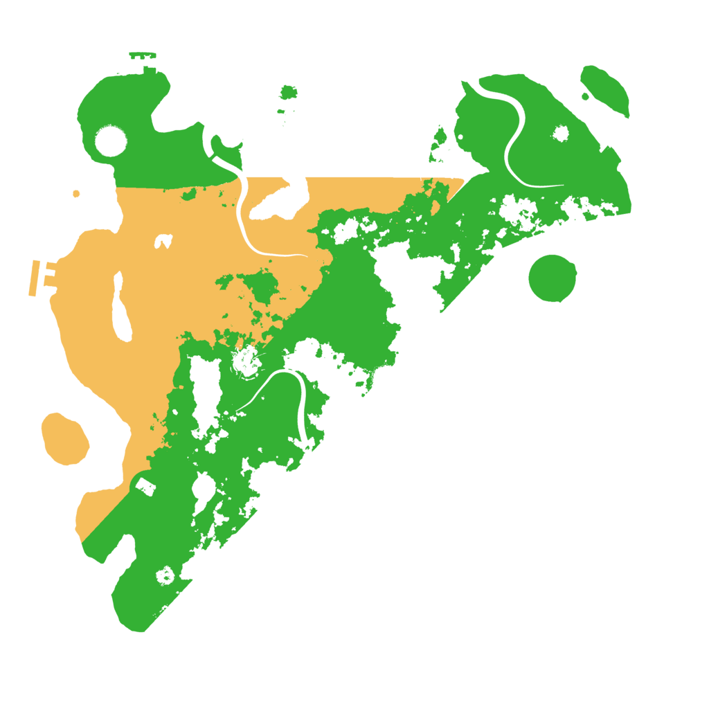 Biome Rust Map: Procedural Map, Size: 4000, Seed: 45659