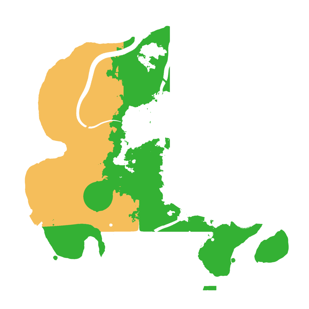 Biome Rust Map: Procedural Map, Size: 2800, Seed: 84045325