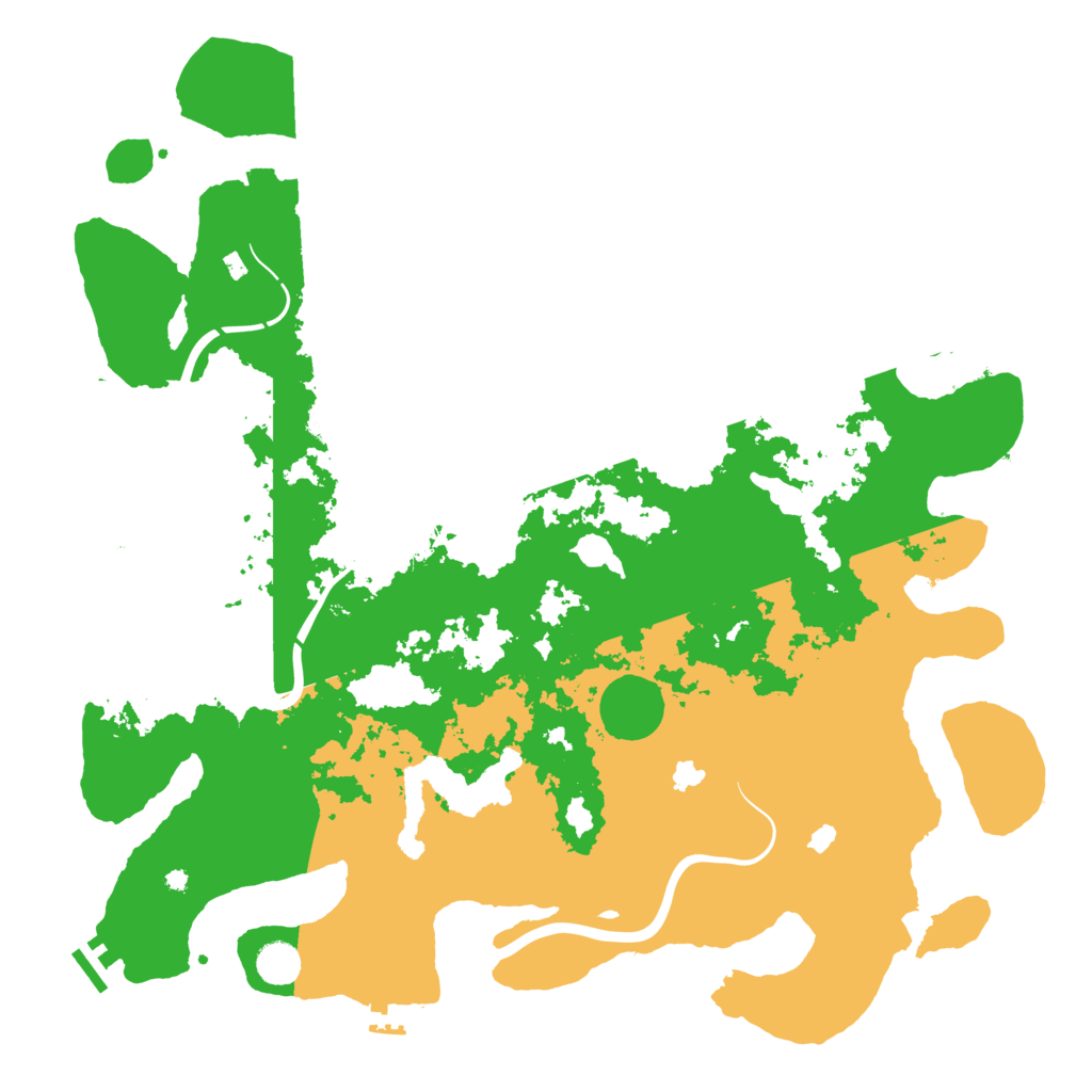 Biome Rust Map: Procedural Map, Size: 4500, Seed: 1968414792