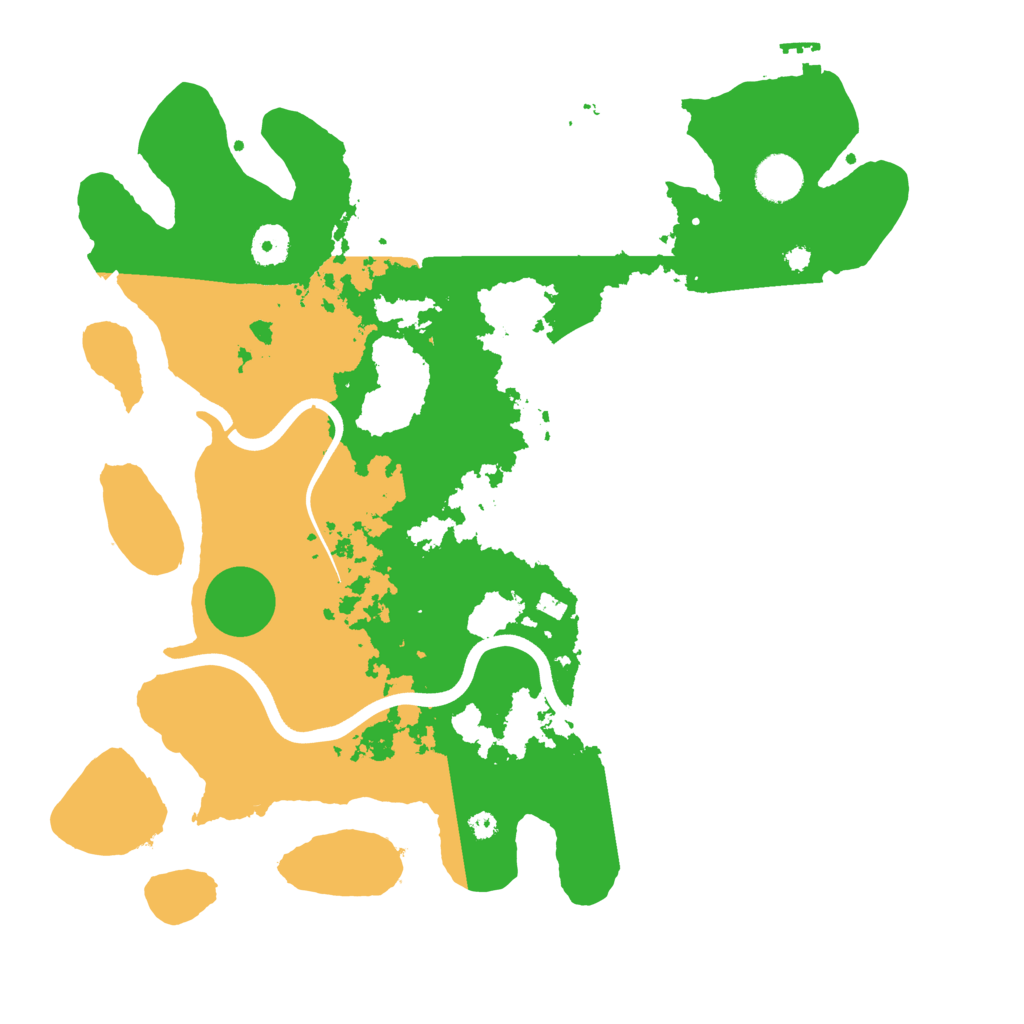 Biome Rust Map: Procedural Map, Size: 3850, Seed: 710000