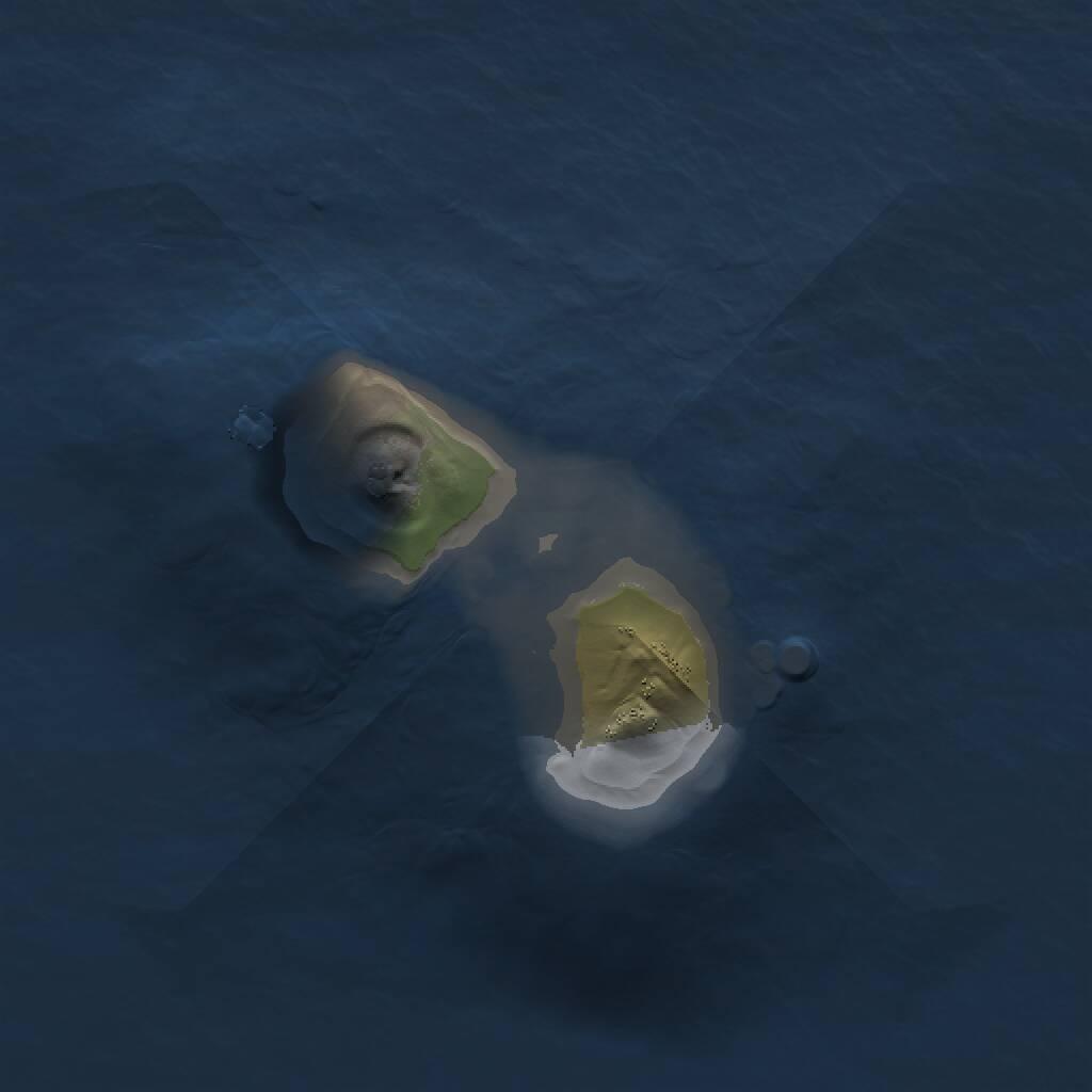 Rust Map: Procedural Map, Size: 1000, Seed: 1681641365, 1 Monuments