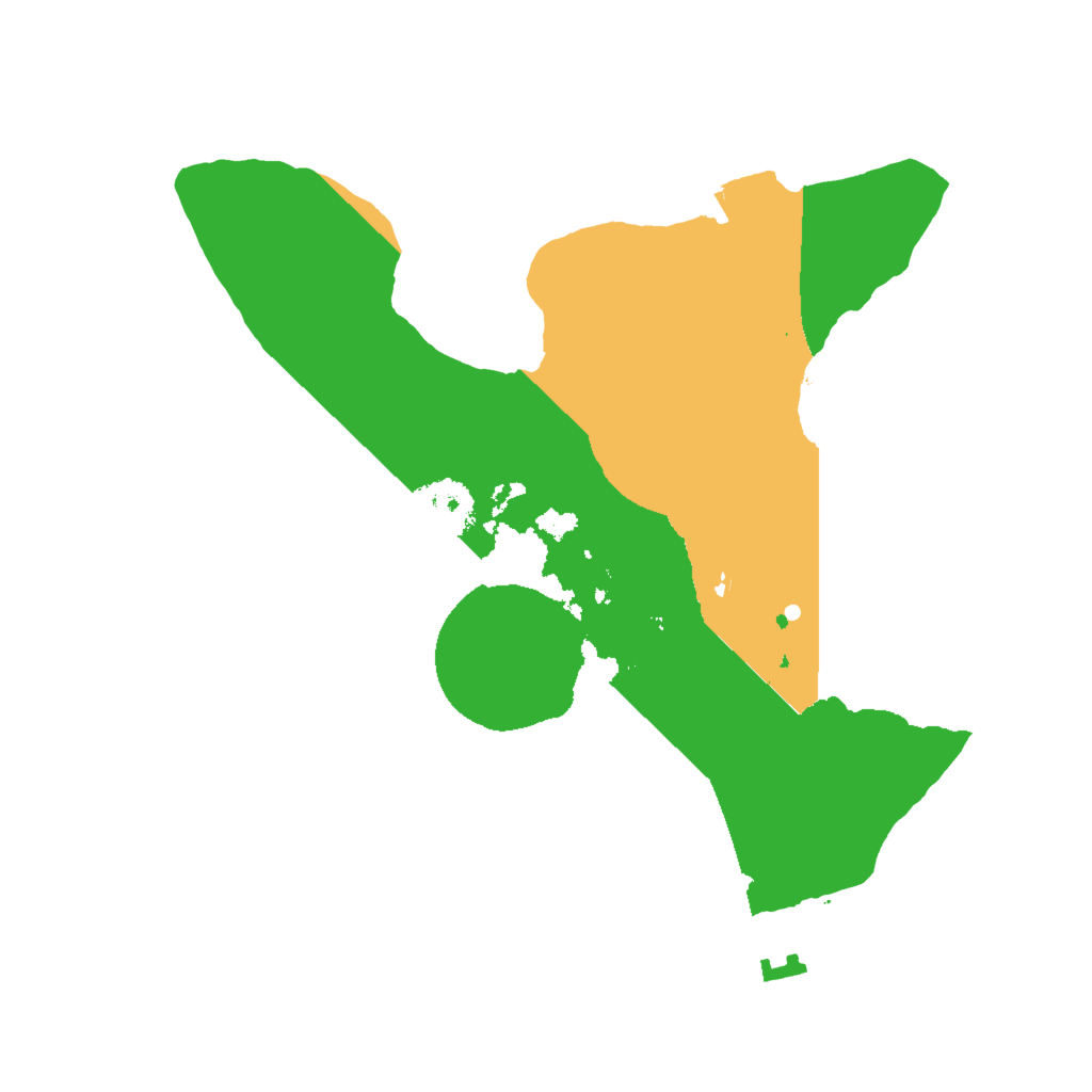 Biome Rust Map: Procedural Map, Size: 2000, Seed: 228777666