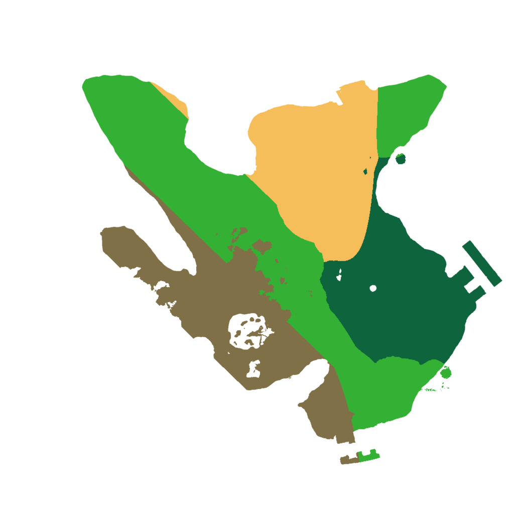 Biome Rust Map: Procedural Map, Size: 2000, Seed: 228777666