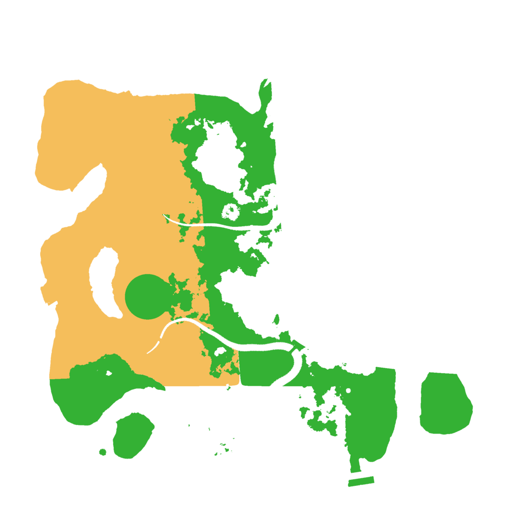 Biome Rust Map: Procedural Map, Size: 3000, Seed: 965705716