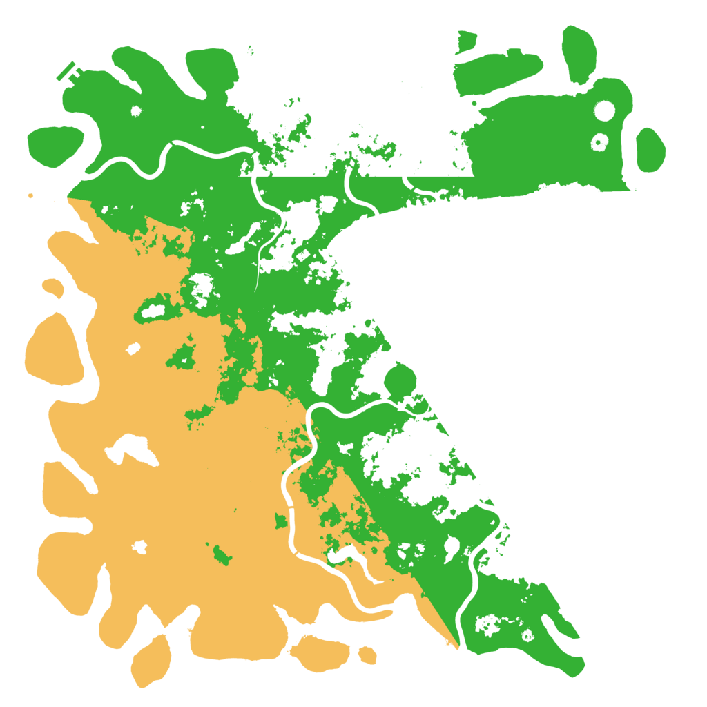 Biome Rust Map: Procedural Map, Size: 6000, Seed: 605764069