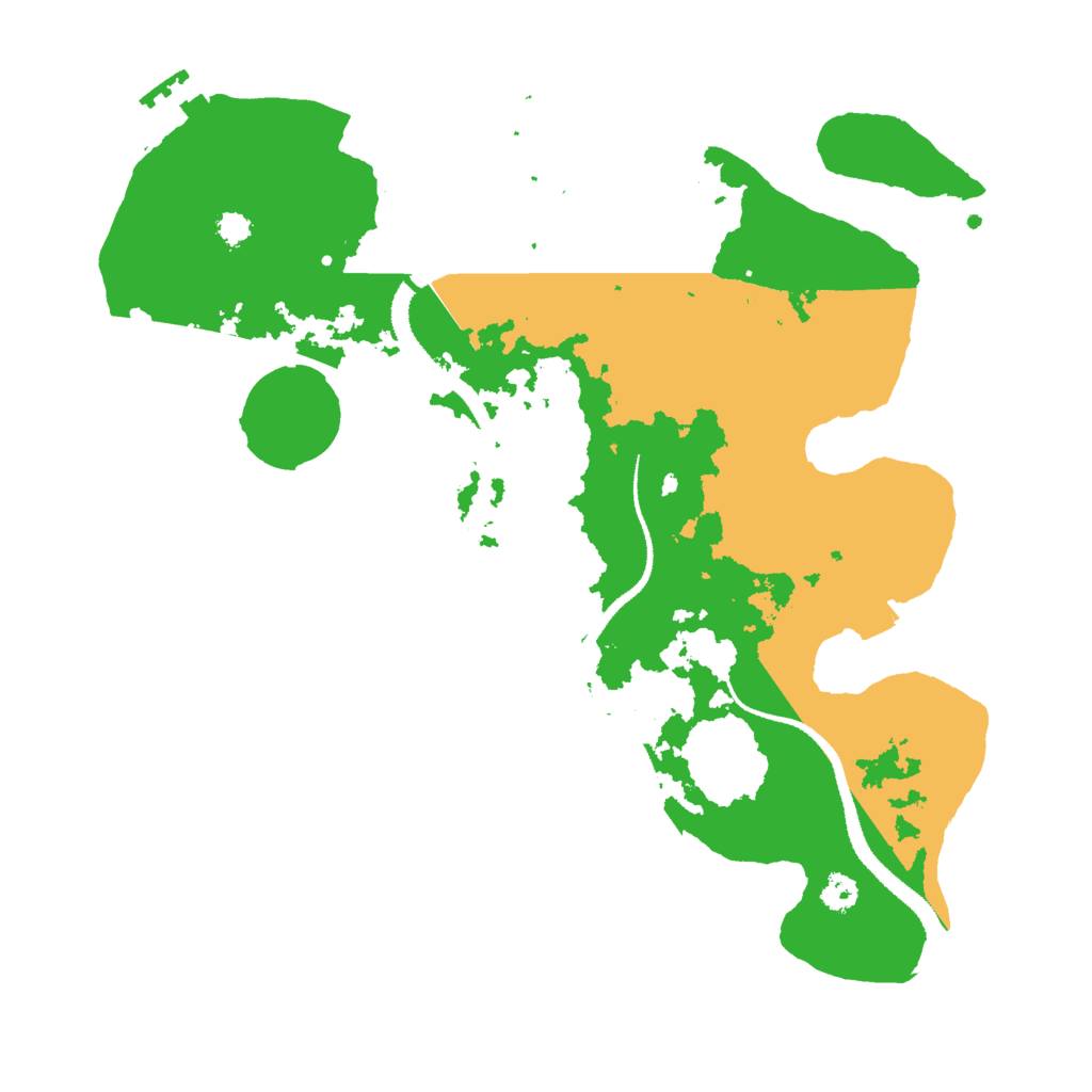 Biome Rust Map: Procedural Map, Size: 3000, Seed: 1495587912
