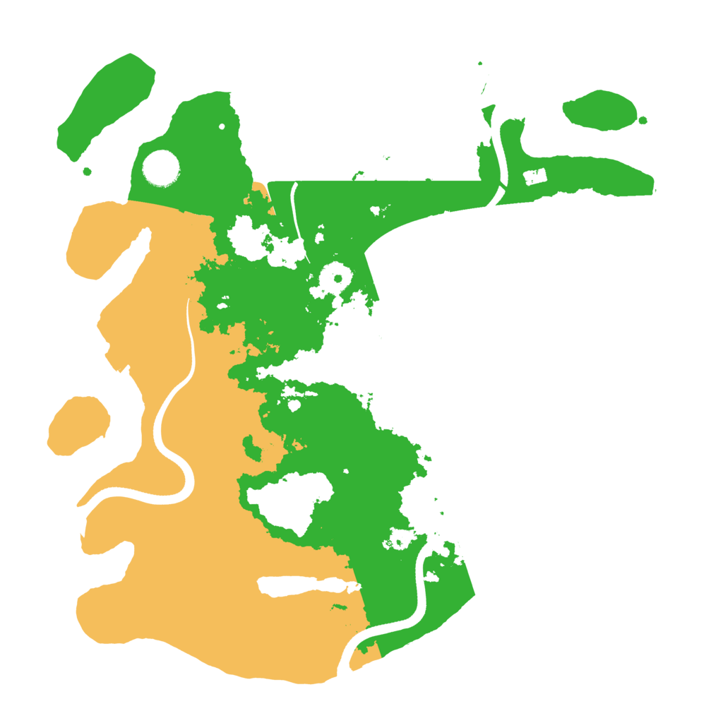 Biome Rust Map: Procedural Map, Size: 3500, Seed: 75632131