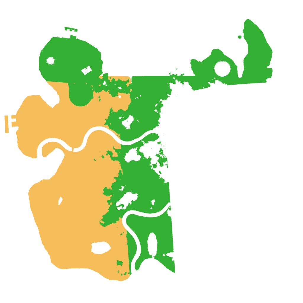 Biome Rust Map: Procedural Map, Size: 3500, Seed: 1645419772