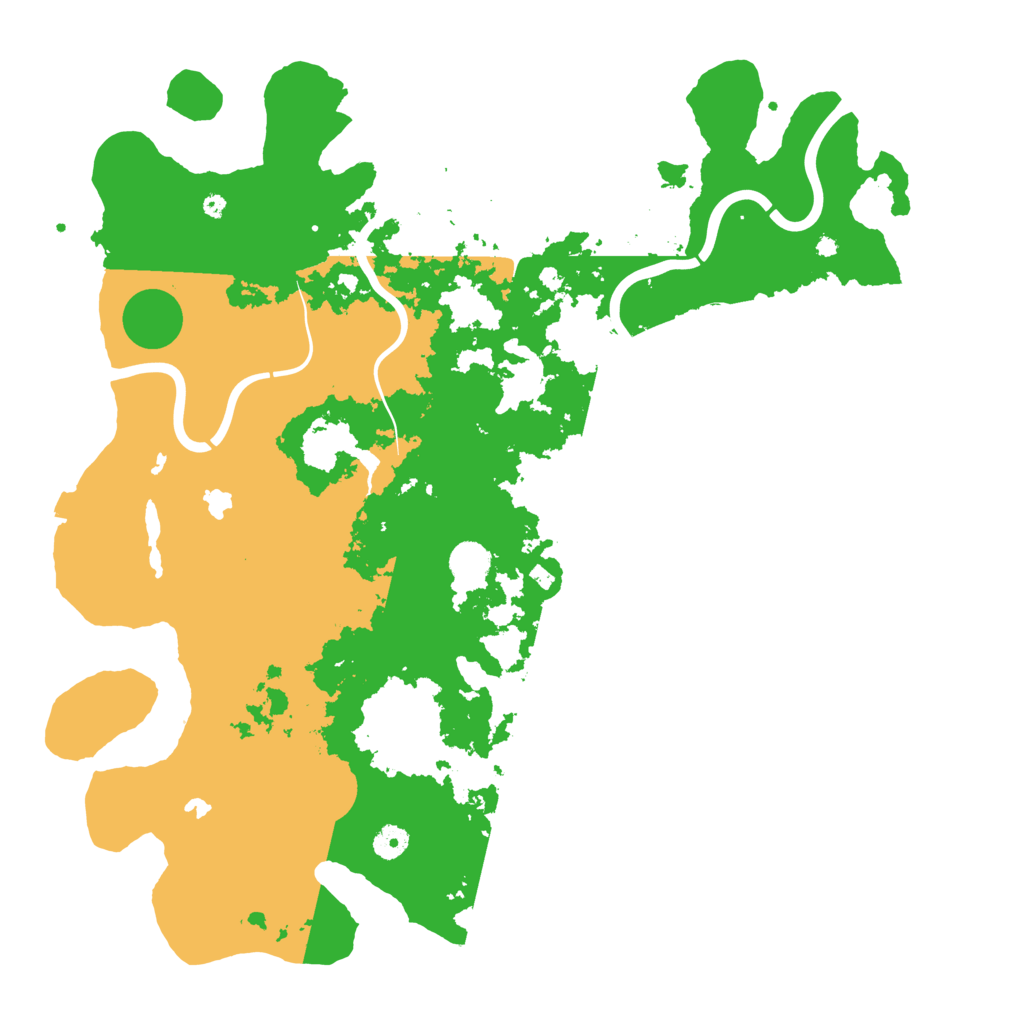 Biome Rust Map: Procedural Map, Size: 4500, Seed: 138998432