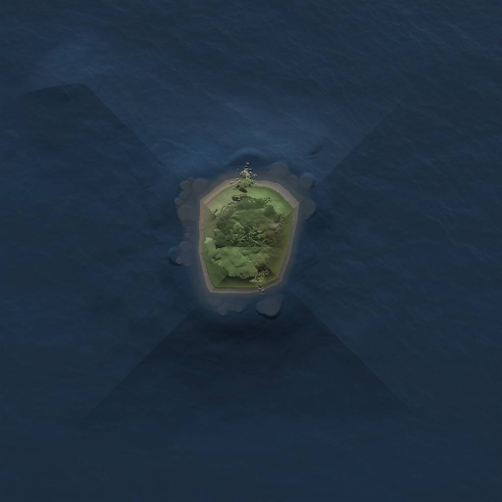 Rust Map: Procedural Map, Size: 1000, Seed: 1930871393, 1 Monuments