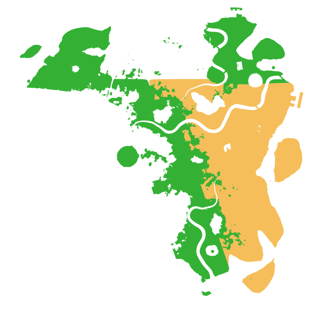 Biome Rust Map: Procedural Map, Size: 4000, Seed: 2103438