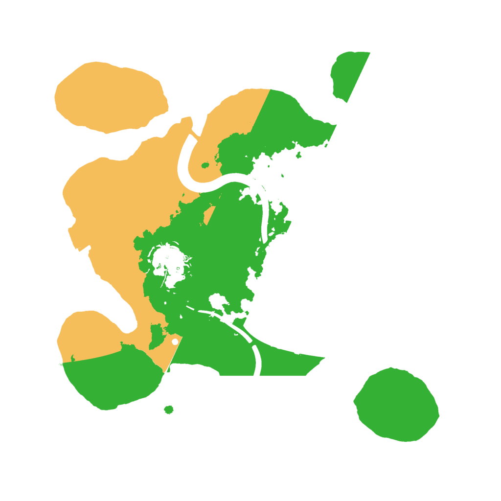 Biome Rust Map: Procedural Map, Size: 2300, Seed: 435678