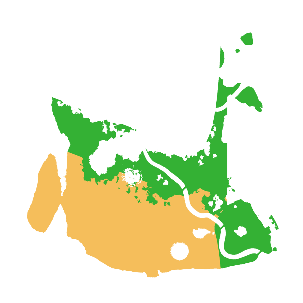 Biome Rust Map: Procedural Map, Size: 3000, Seed: 68950