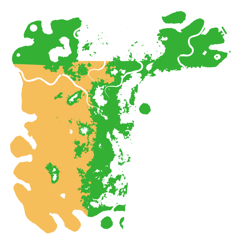 Biome Rust Map: Procedural Map, Size: 6000, Seed: 79215801