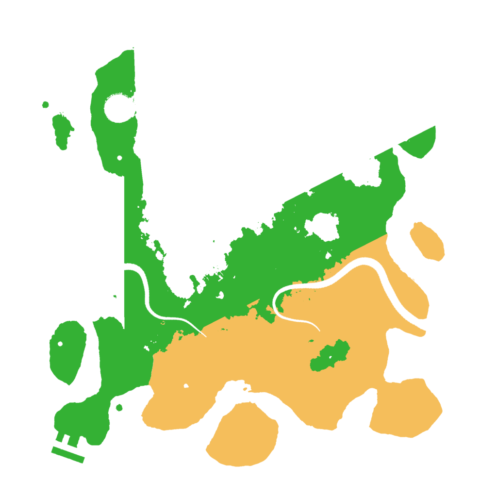 Biome Rust Map: Procedural Map, Size: 3000, Seed: 32028