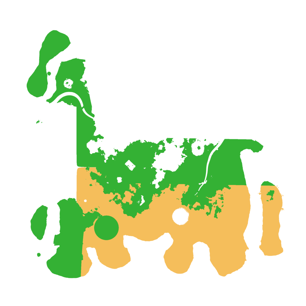 Biome Rust Map: Procedural Map, Size: 3300, Seed: 210060807