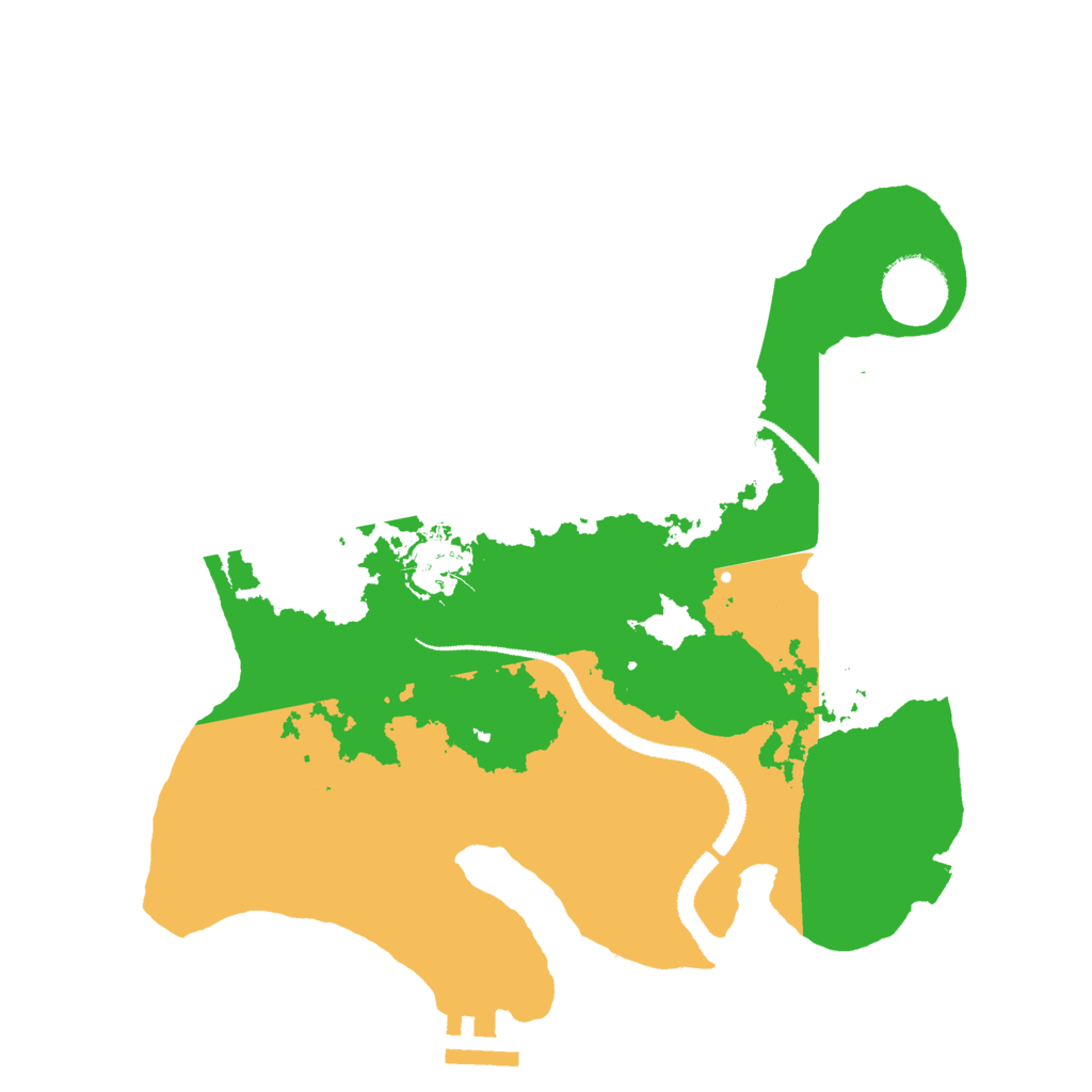 Biome Rust Map: Procedural Map, Size: 3000, Seed: 1891290856