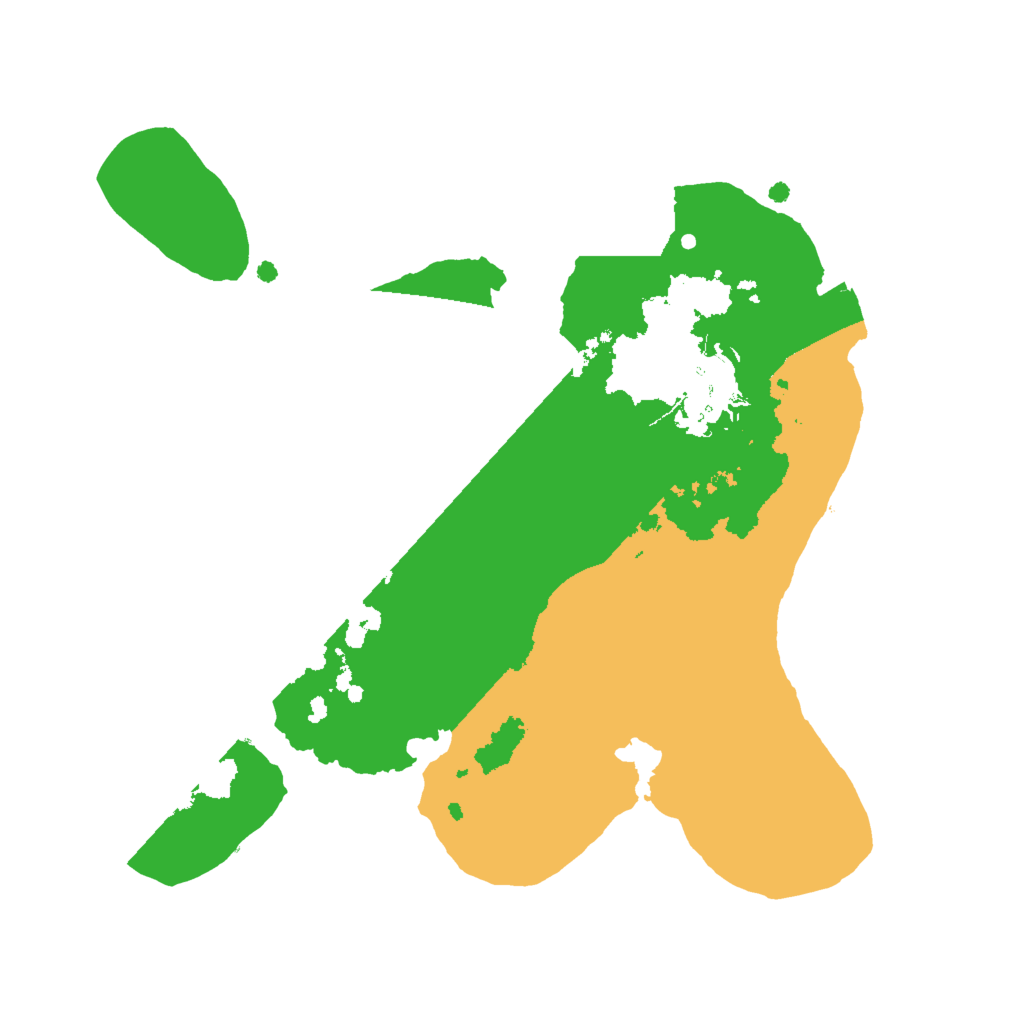 Biome Rust Map: Procedural Map, Size: 2001, Seed: 1234567