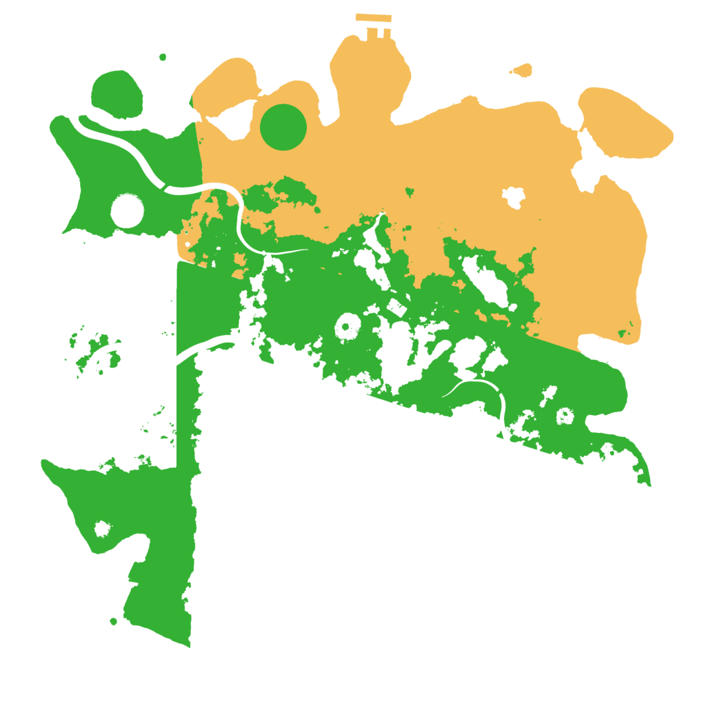 Biome Rust Map: Procedural Map, Size: 4000, Seed: 352959557
