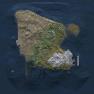 Thumbnail Rust Map: Procedural Map, Size: 2000, Seed: 965763, 4 Monuments