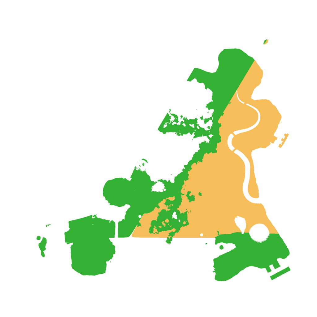Biome Rust Map: Procedural Map, Size: 3000, Seed: 1936092495