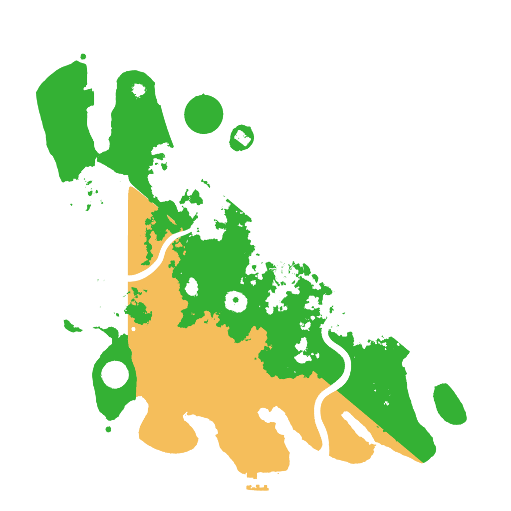 Biome Rust Map: Procedural Map, Size: 3500, Seed: 1117841202