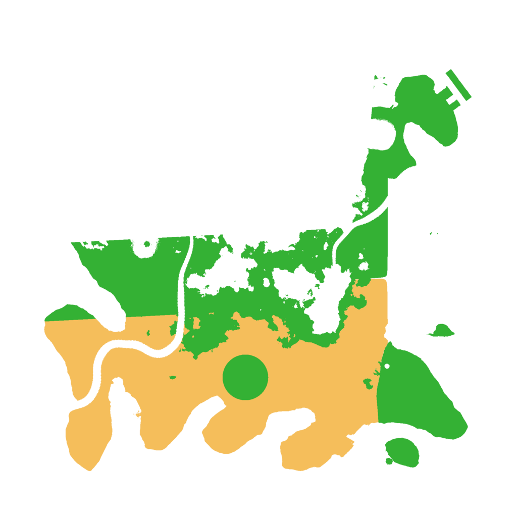 Biome Rust Map: Procedural Map, Size: 3000, Seed: 759895