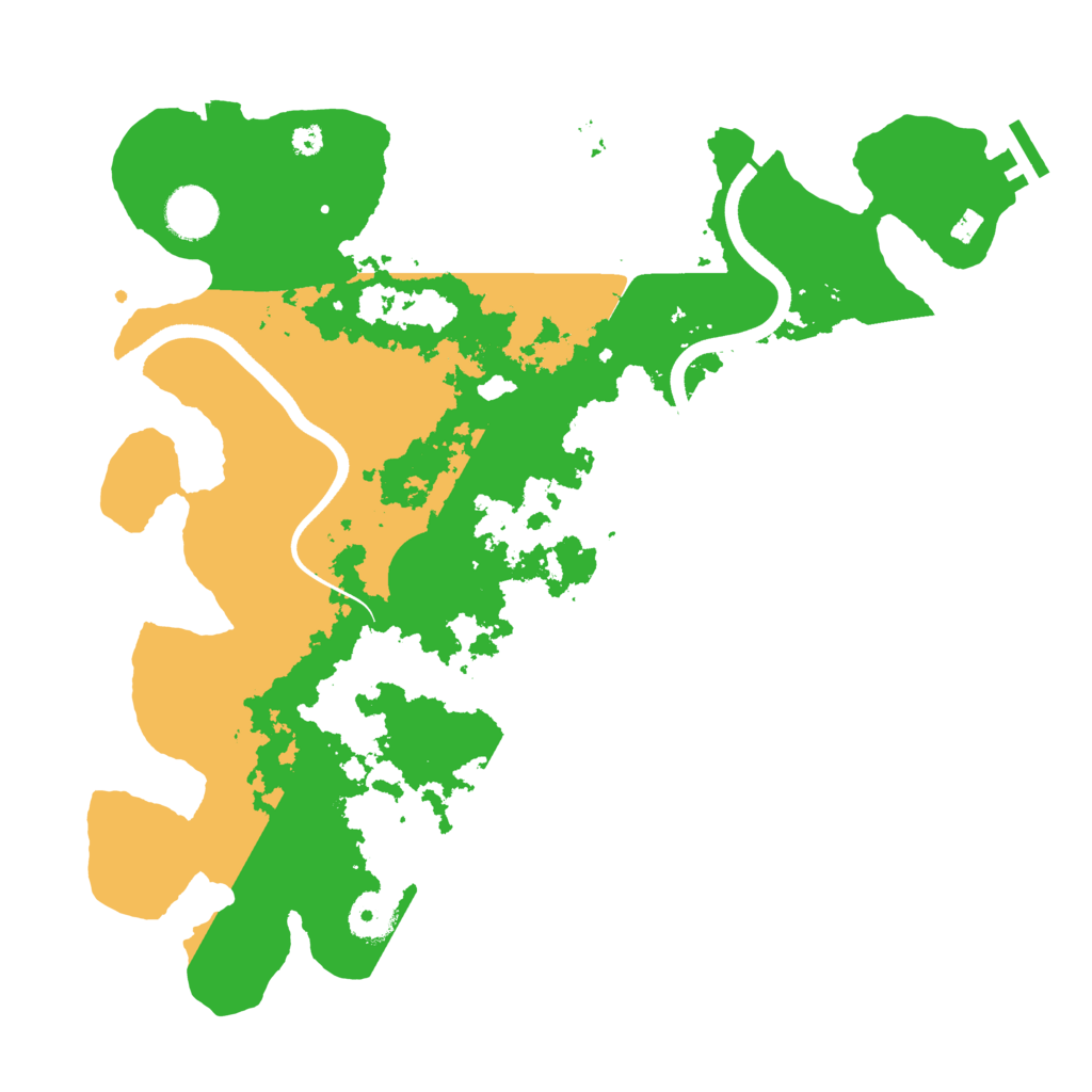 Biome Rust Map: Procedural Map, Size: 3600, Seed: 949524