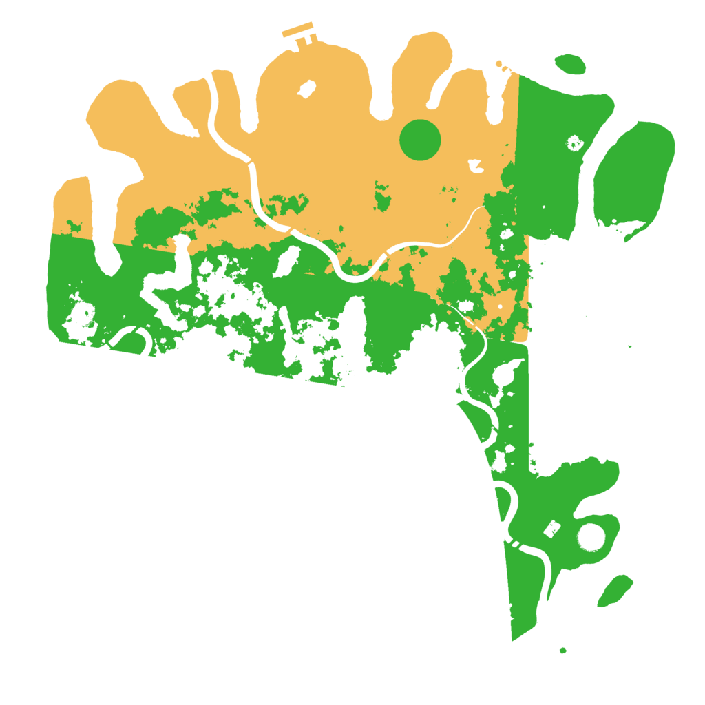 Biome Rust Map: Procedural Map, Size: 4500, Seed: 943763888